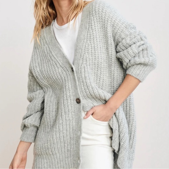 Jenni Kayne Sweaters - Jenni Kayne Light Gray Women's Cardigan
